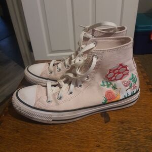 Converse Chuck Taylor All Star Hi Mushroom Garden Sneaker Blush Pink Mn 6 Wm 8